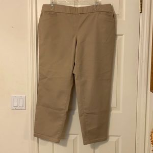 Avenue khaki slacks